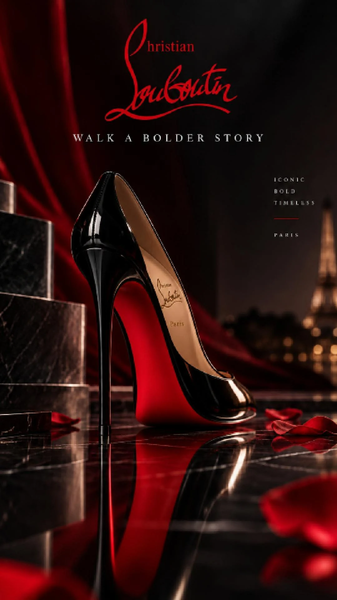 Christian Louboutin luxury fashion spec commercial cover