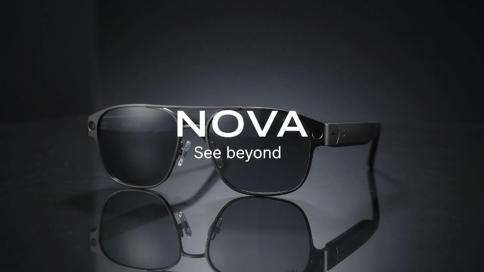 NOVA AI Glasses concept advertisement cover